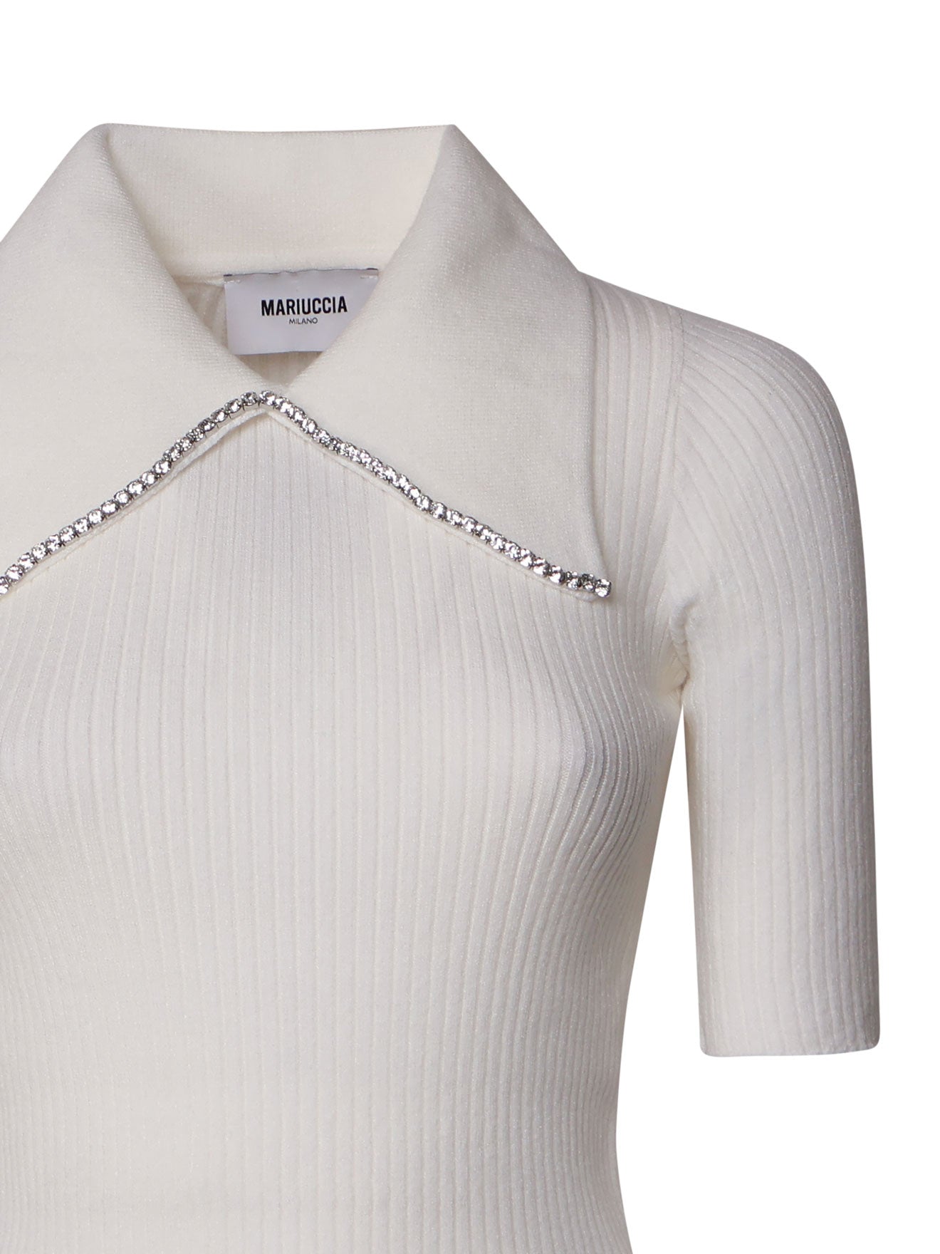 Mariuccia Sweaters White Cotton