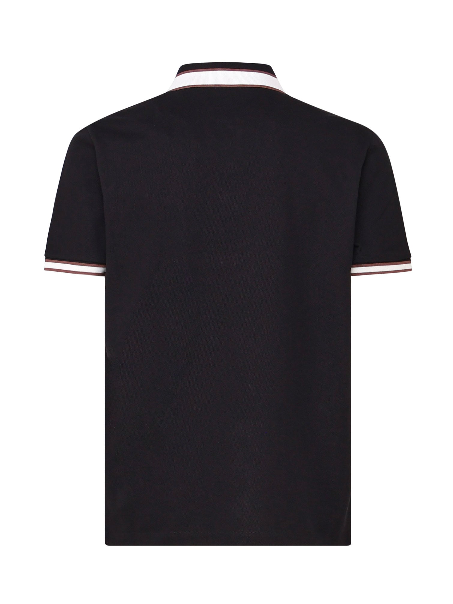 Moncler T-Shirts And Polos Black Cotton