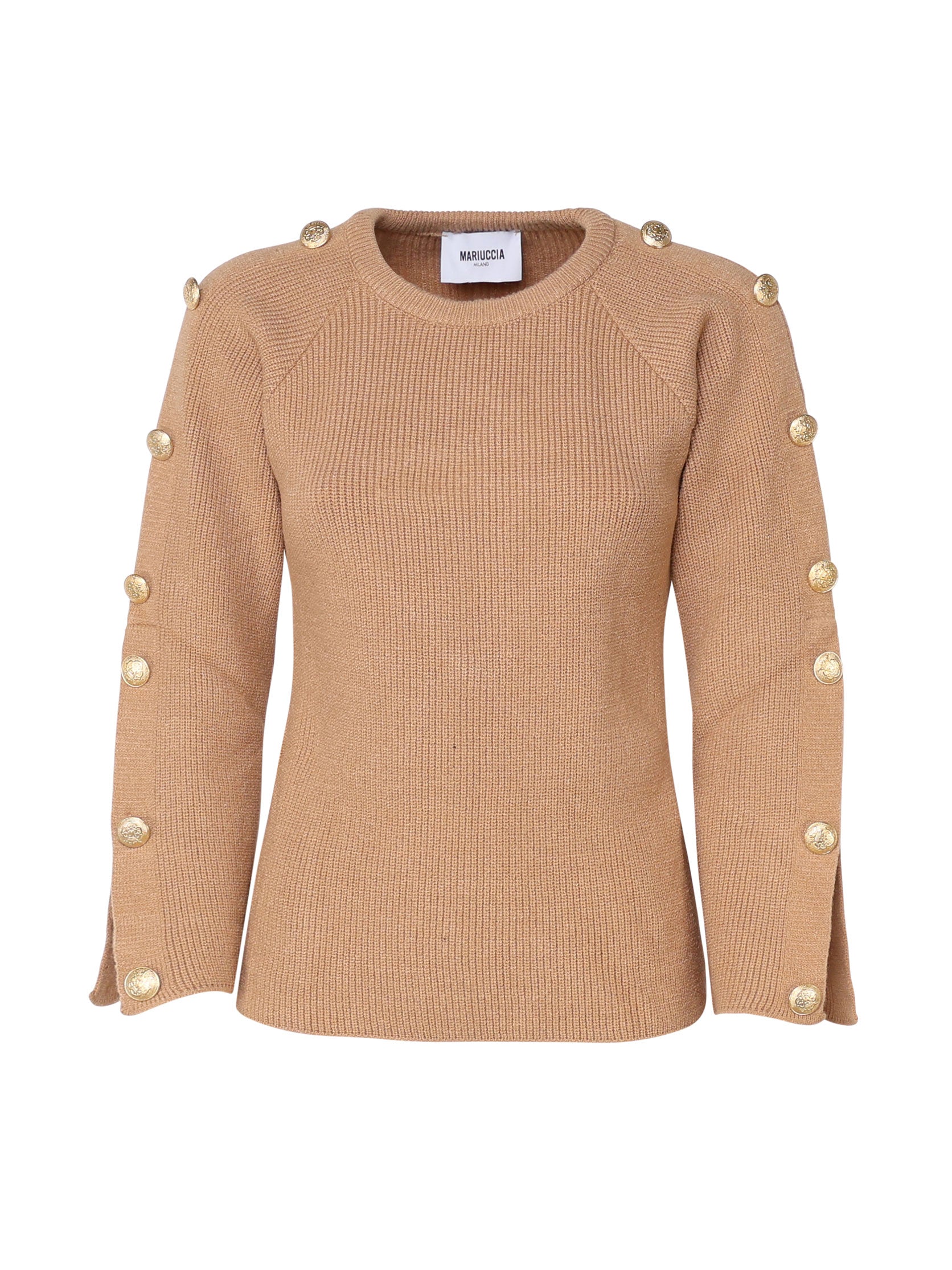 Mariuccia Sweaters Brown Wool