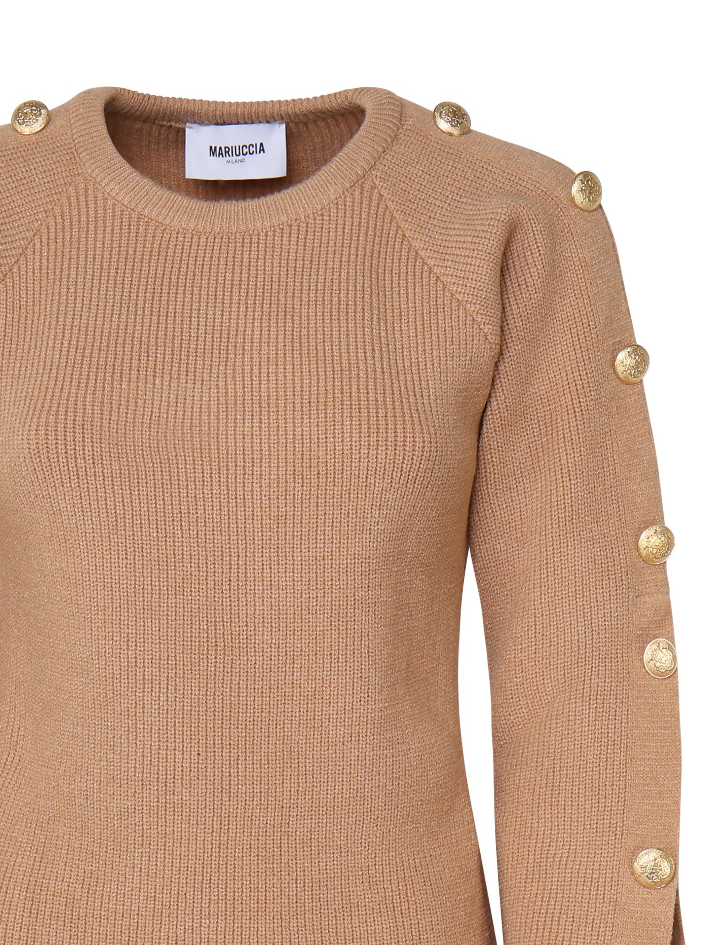 Mariuccia Sweaters Brown Wool