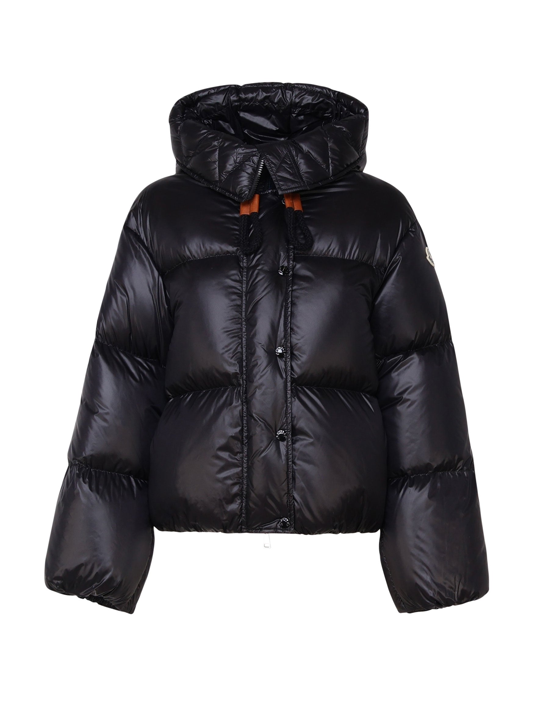 Moncler Coats Low White Outer: Polyamide/nylon