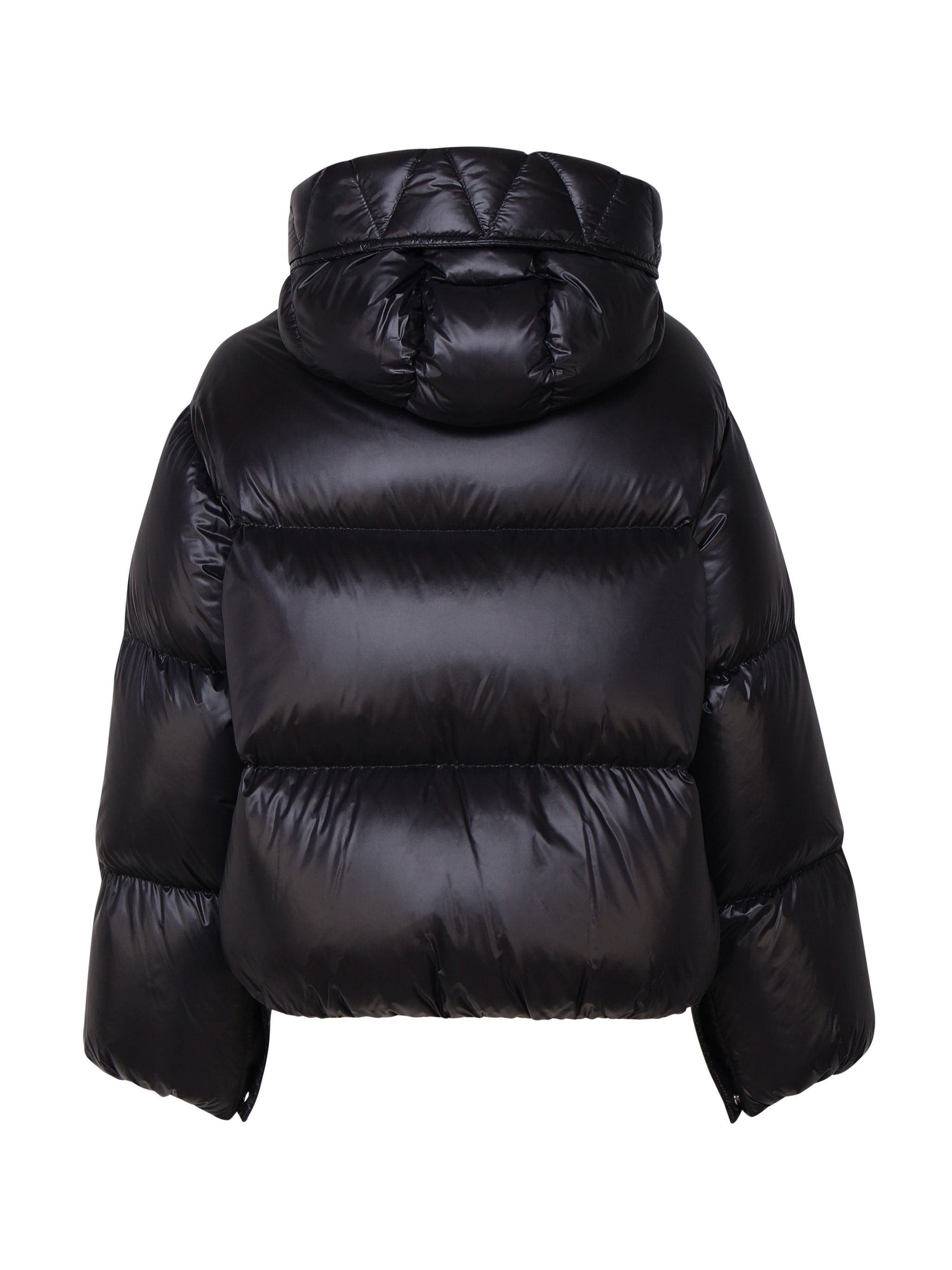 Moncler Coats Low White Outer: Polyamide/nylon