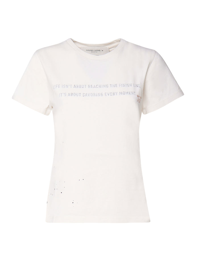 Golden Goose T-Shirts And Polos White Cotton