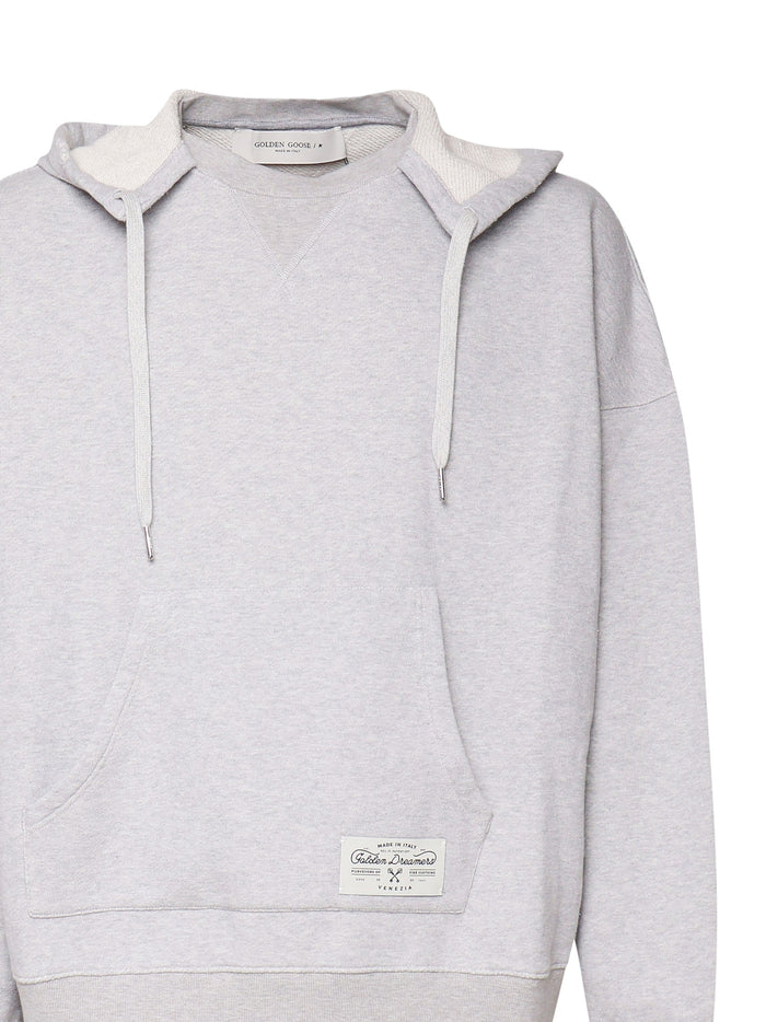 Golden Goose Sweaters Melange Grey Cotton