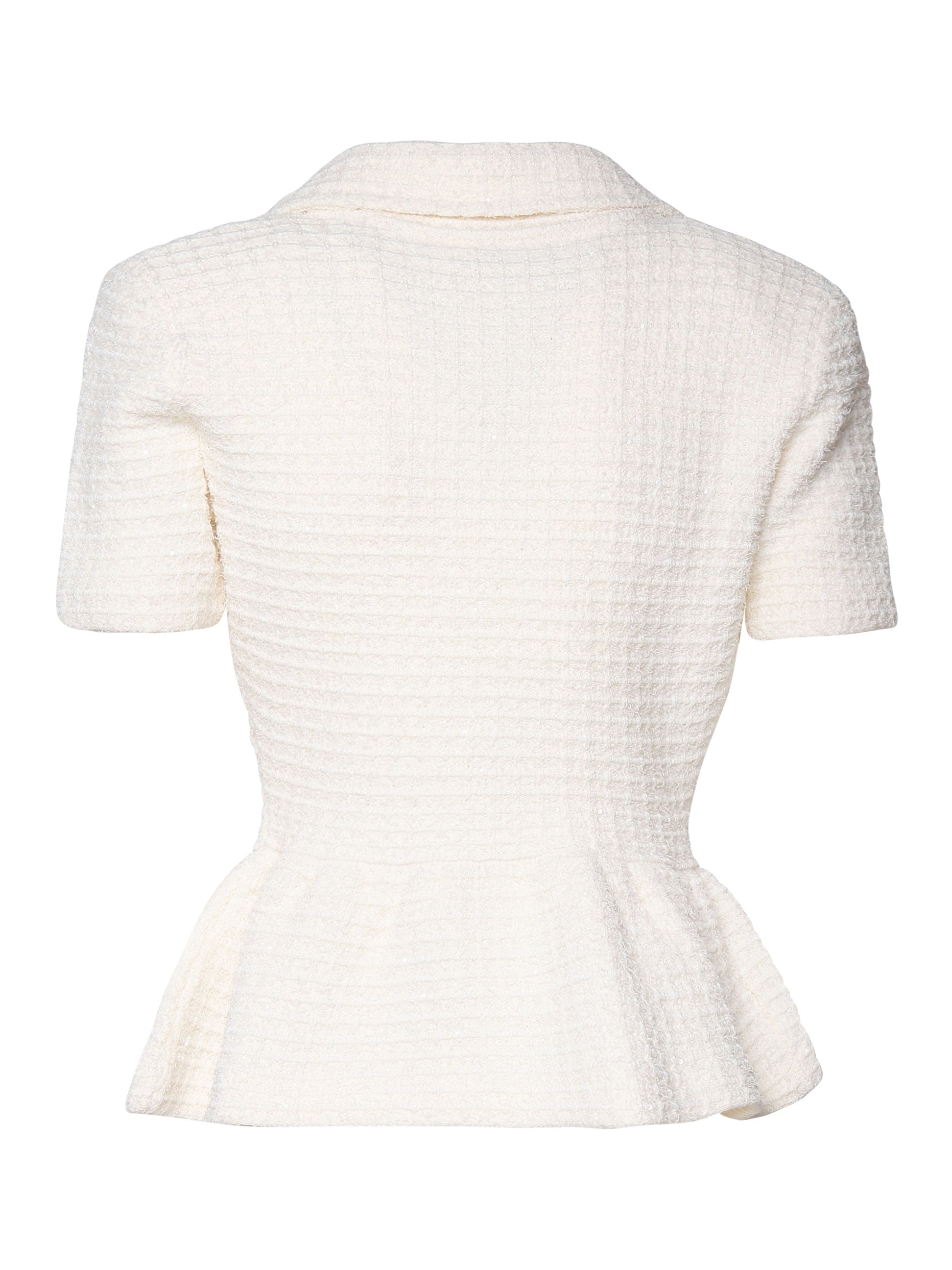 Self-Portrait Jackets White Fabric