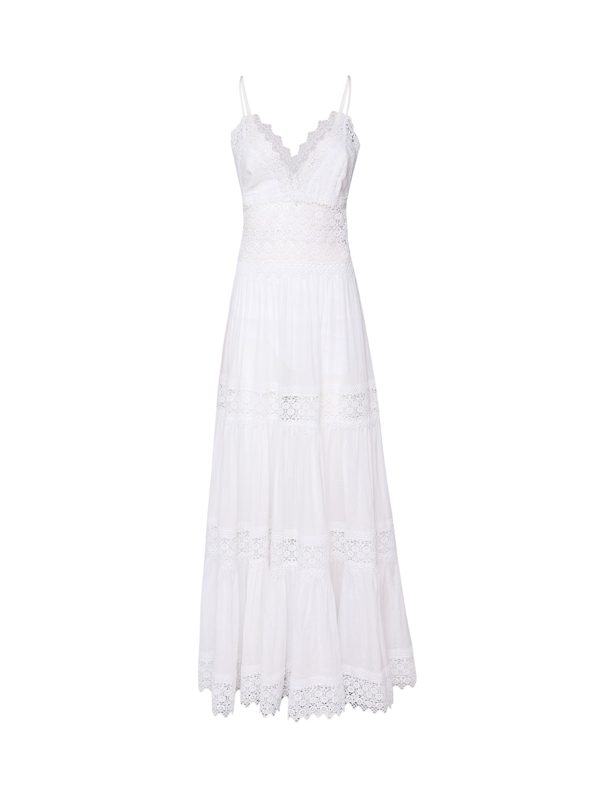 Charoruiz Dresses White Cotton Polyester