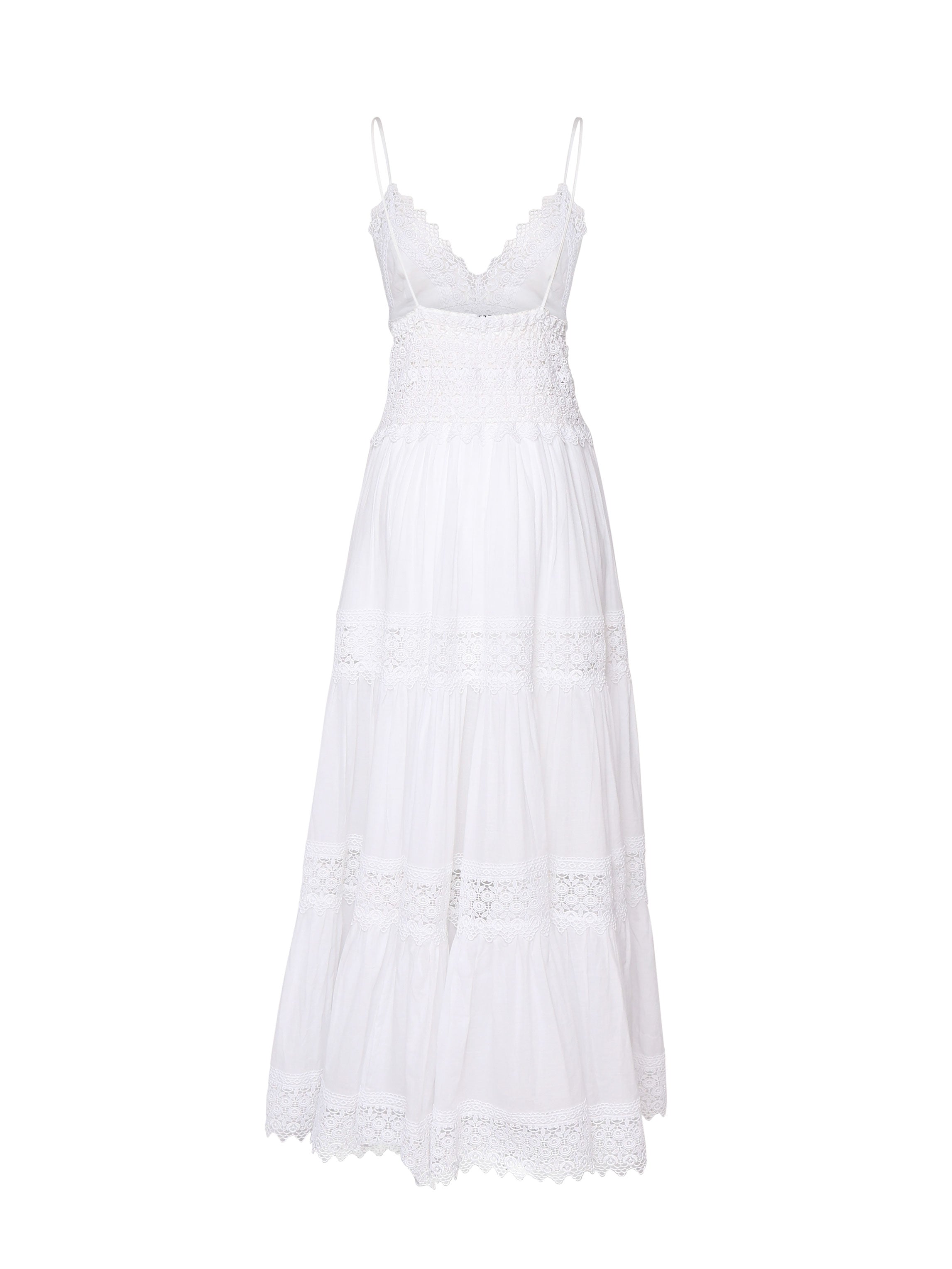 Charoruiz Dresses White Cotton Polyester