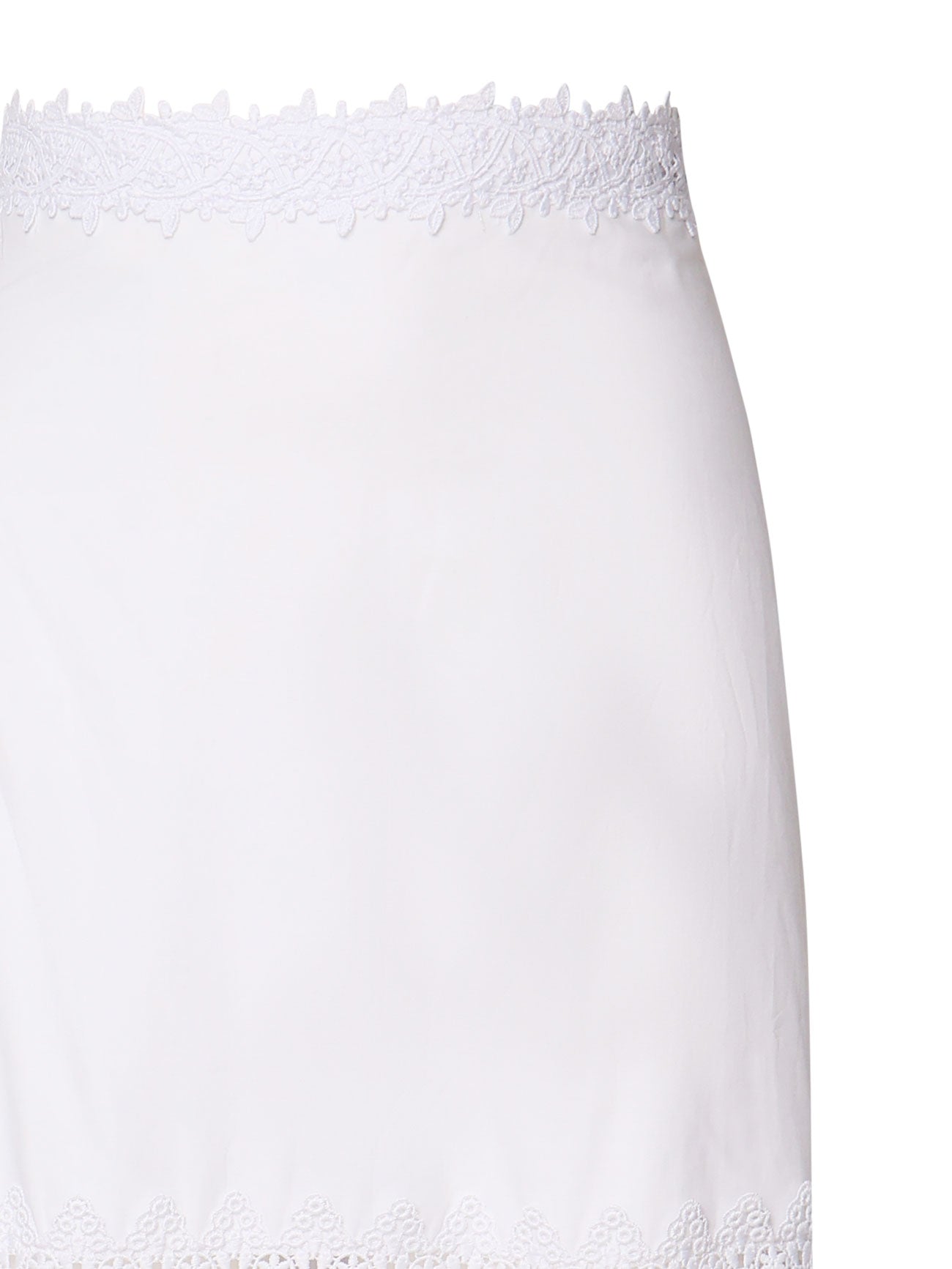 Charoruiz Skirts White Cotton Polyester