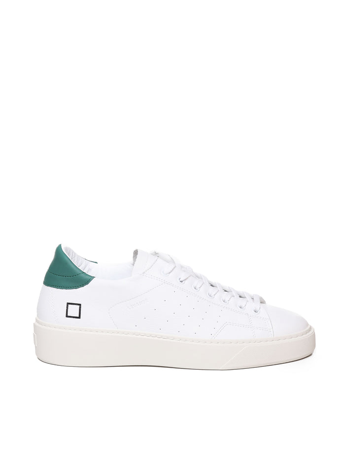 D.a.t.e. Sneakers White-green Leather