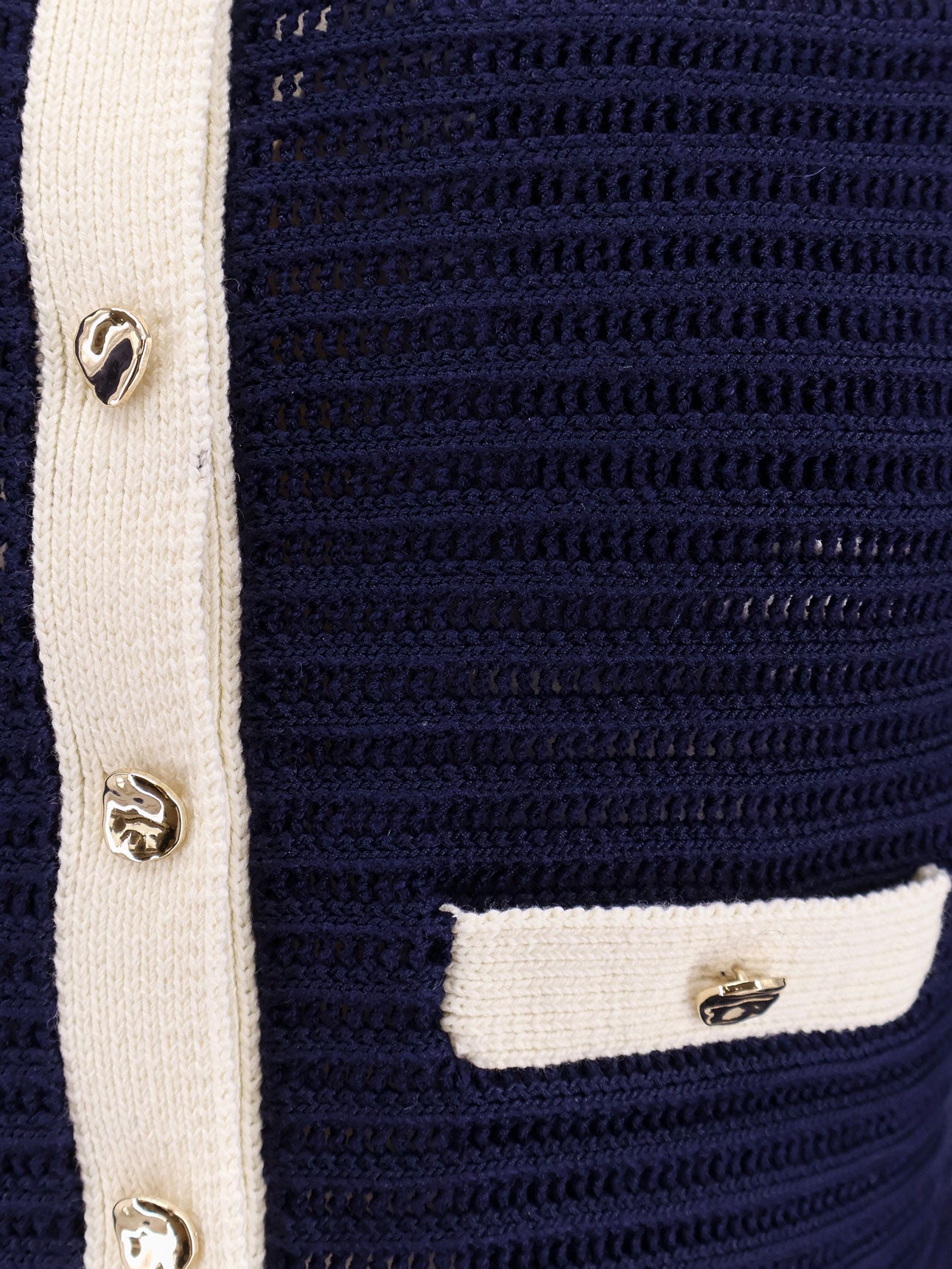 Self Portrait Sweaters Blue