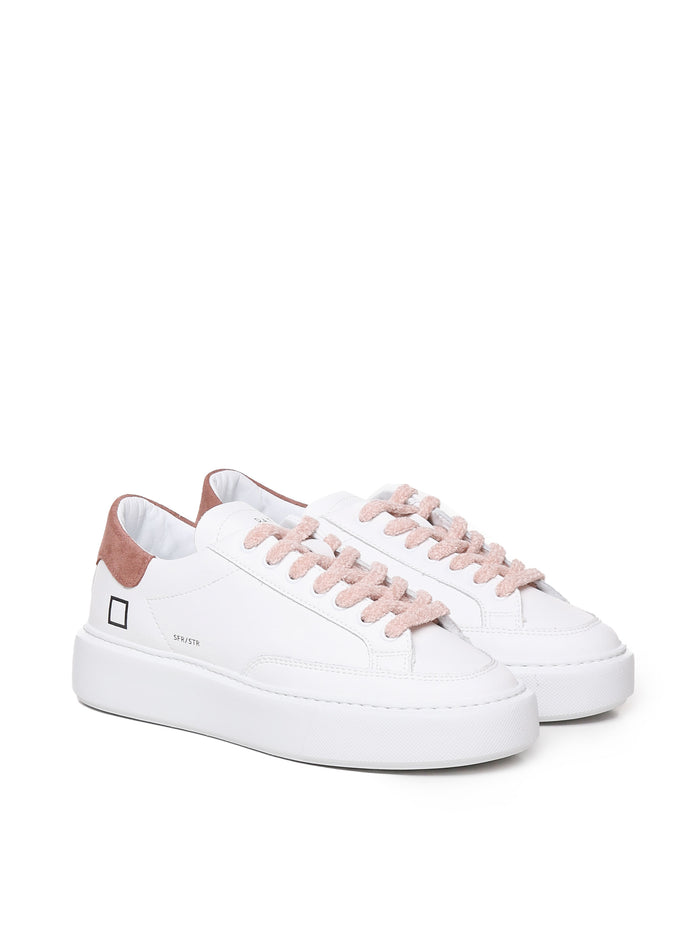 D.a.t.e. Sneakers White-phard Leather