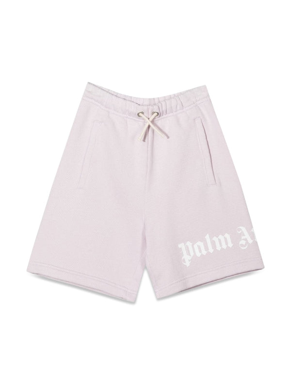 Shorts Fleece Girl Lilac Cotton