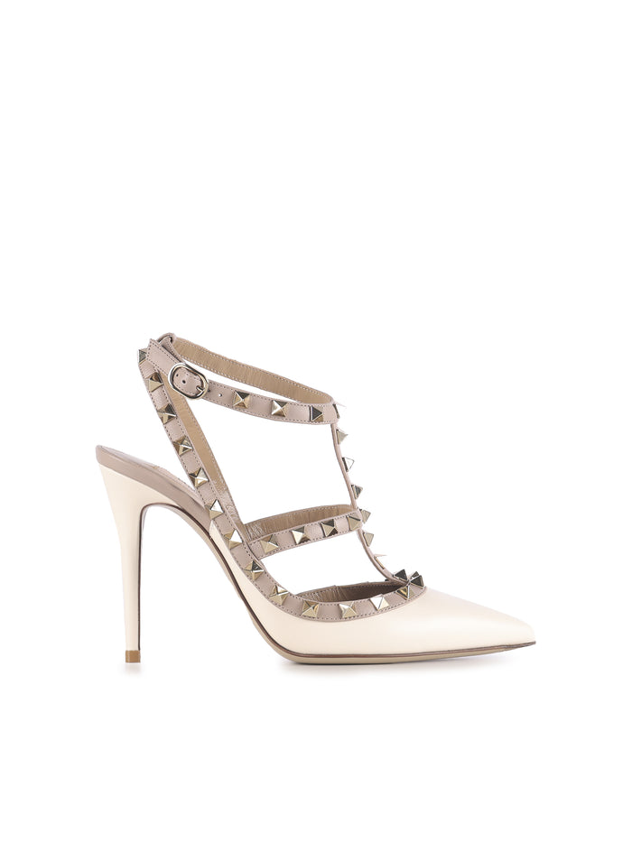 Valentino Garavani With Heel Light Ivory/poudre Lambskin