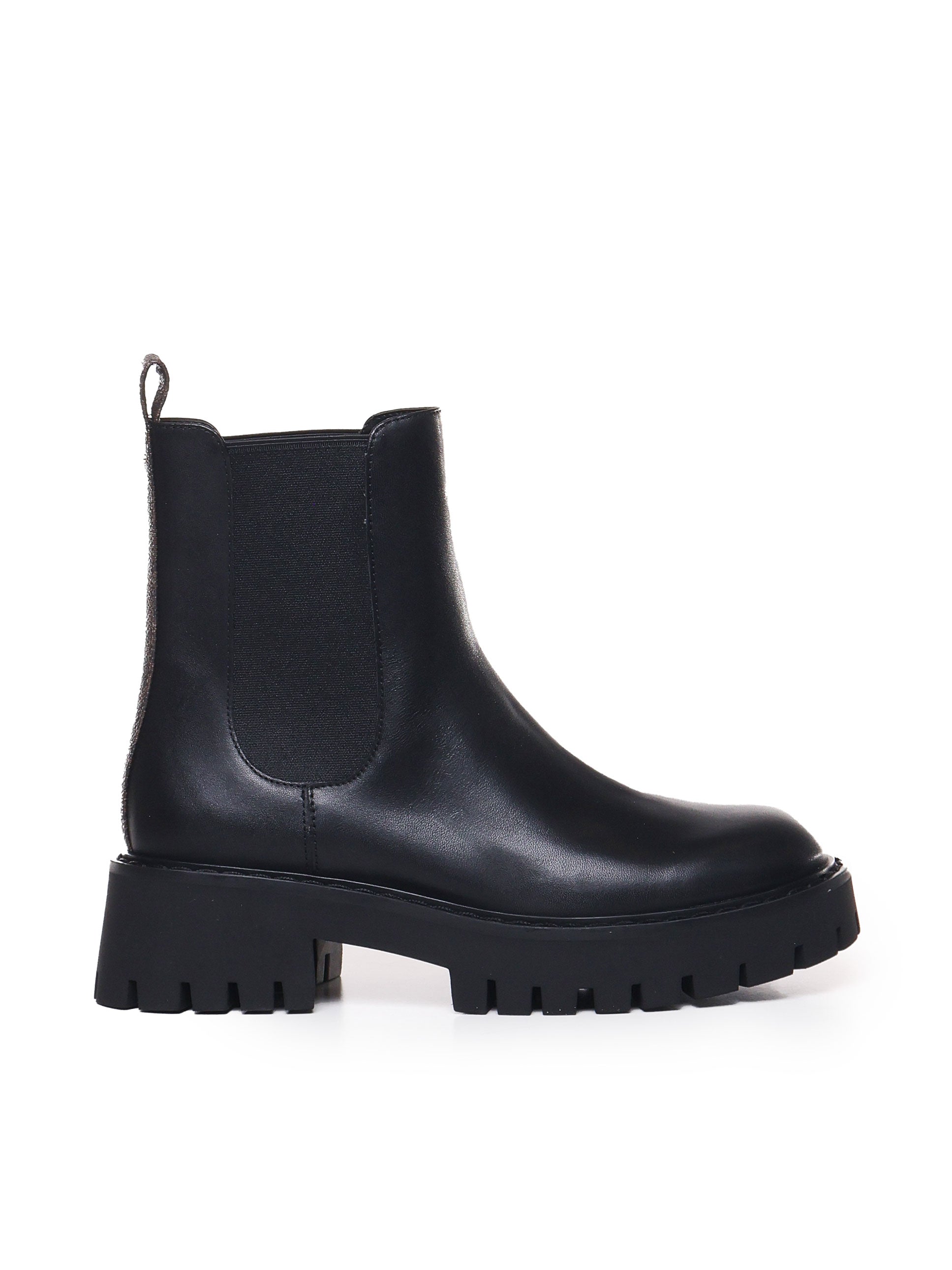 Michael Kors Boots Brown, Black Cow Leather
