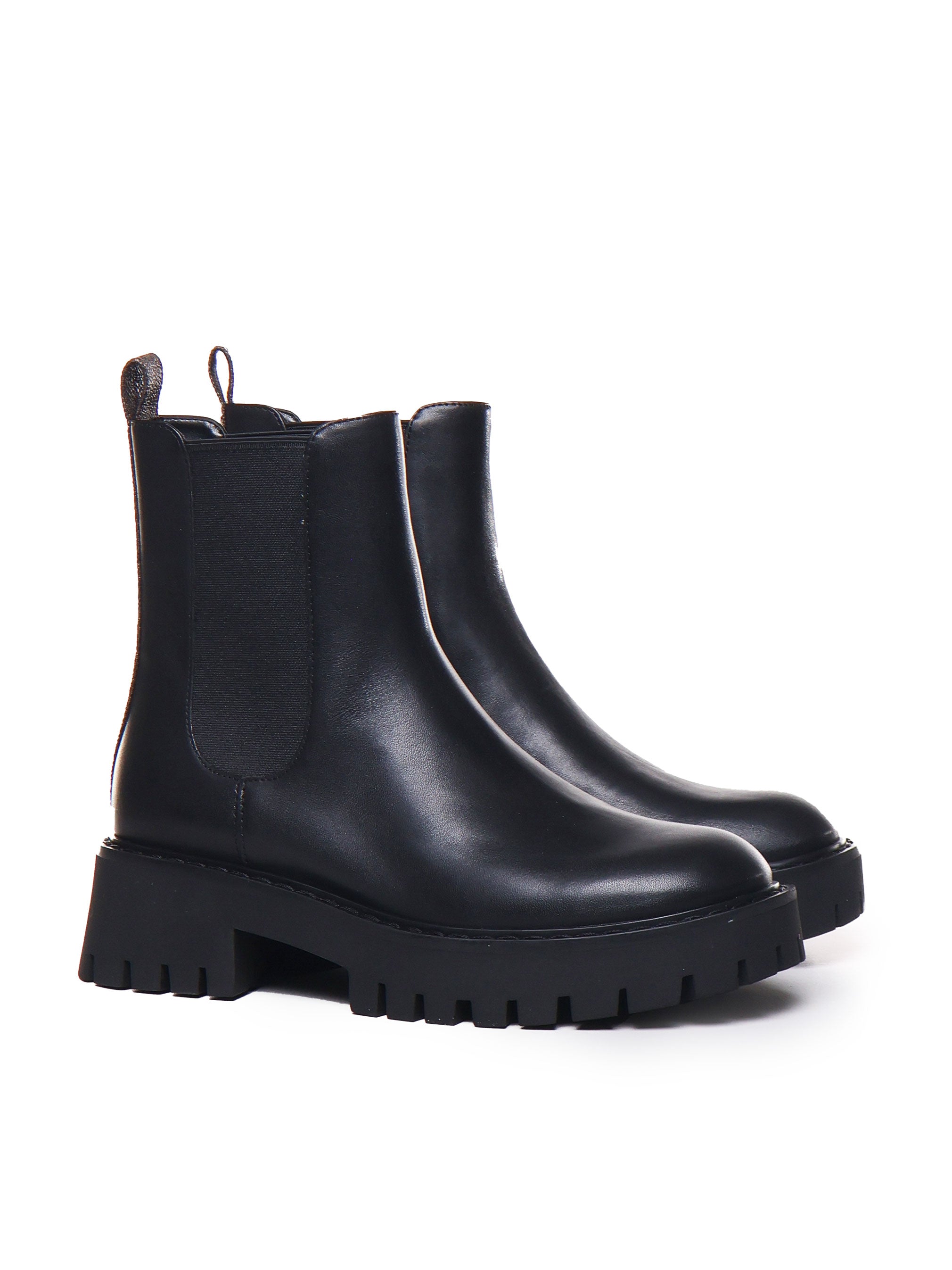 Michael Kors Boots Brown, Black Cow Leather