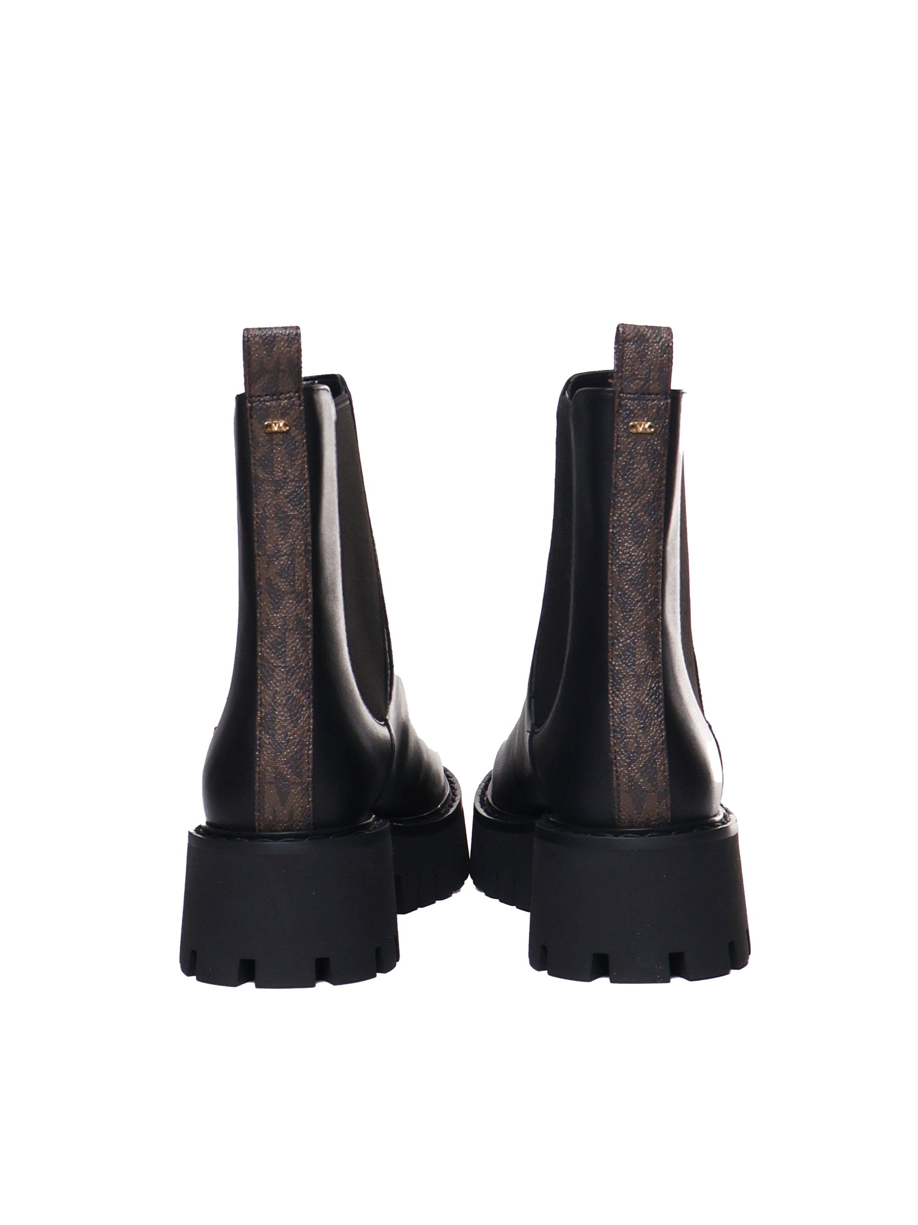 Michael Kors Boots Brown, Black Cow Leather