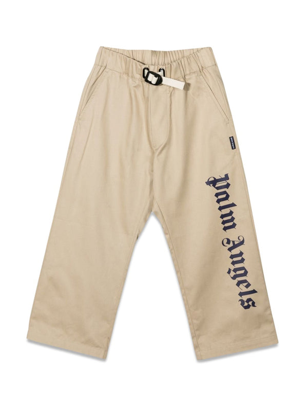 Trousers Drill Beige Cotton