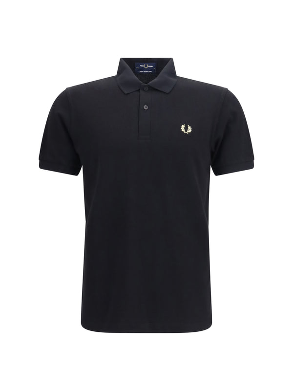 M3 Cotton Piqué Polo Black/champagne Shirt