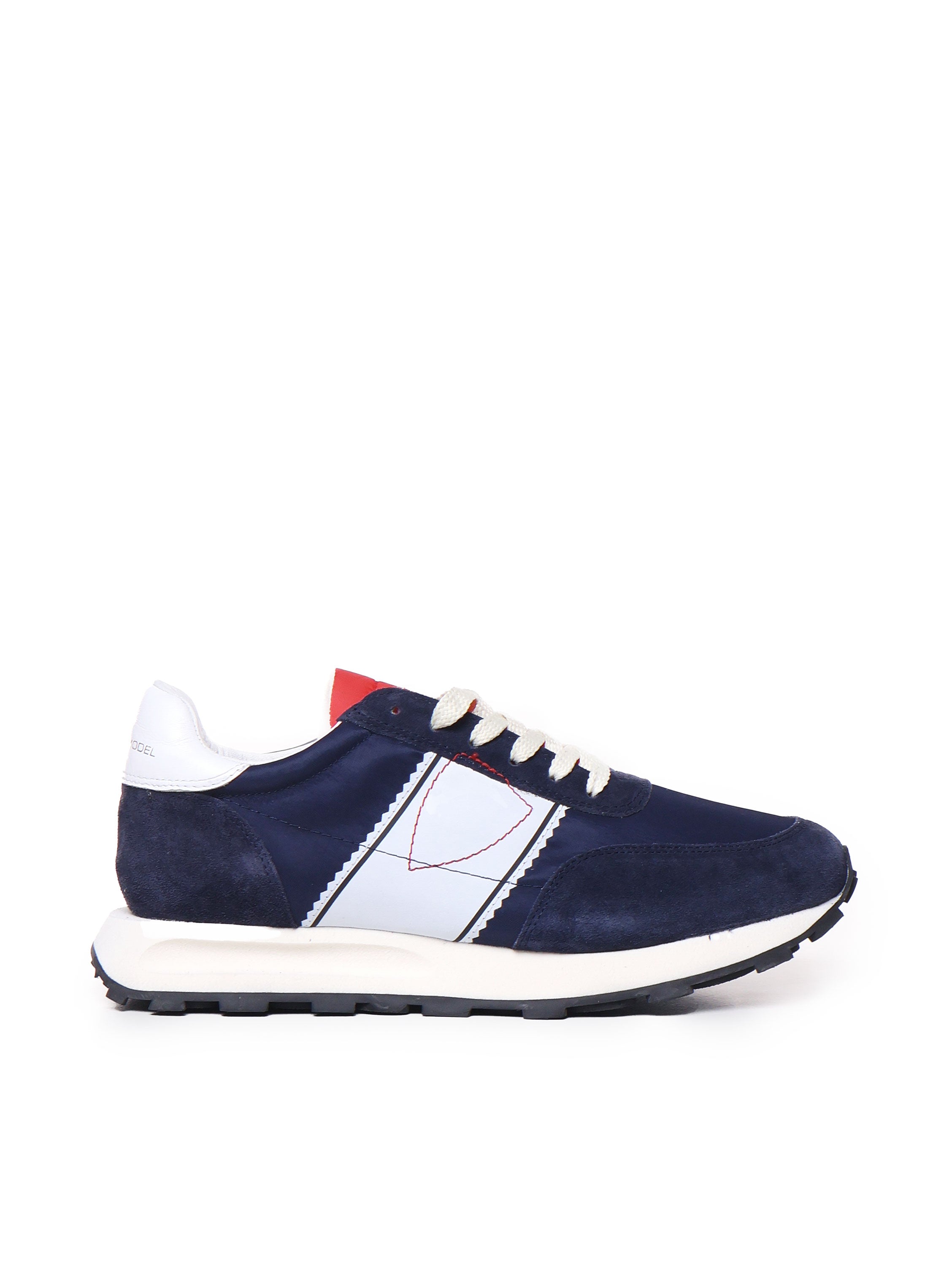 Philippe Model Sneakers Blue, White Suede