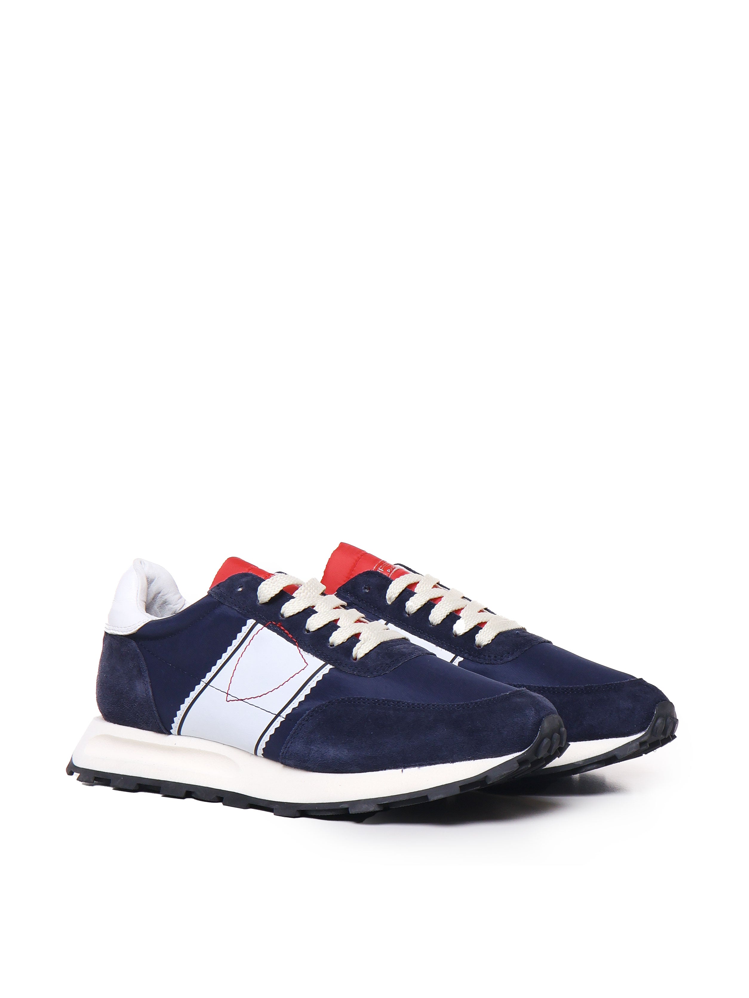 Philippe Model Sneakers Blue, White Suede