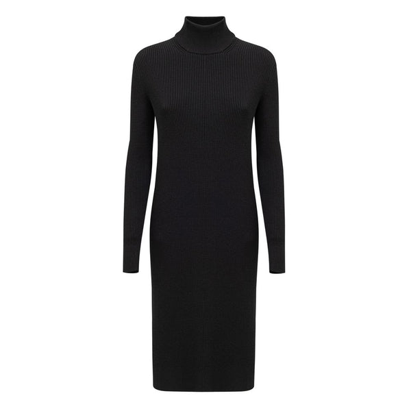 Bottega Veneta 90% Wool sweater dress in black
