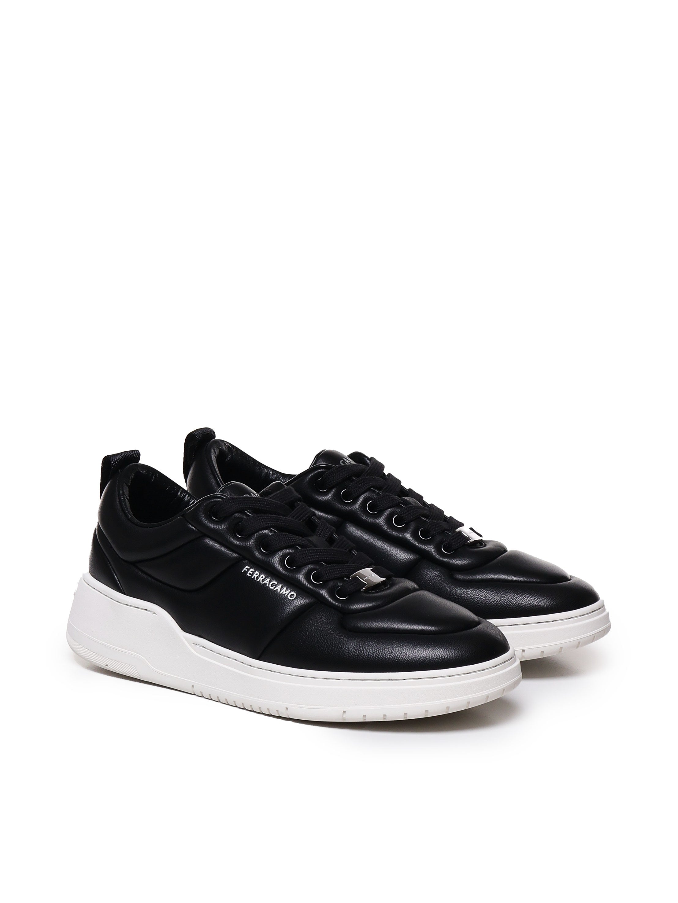 Ferragamo Sneakers Black Lambskin