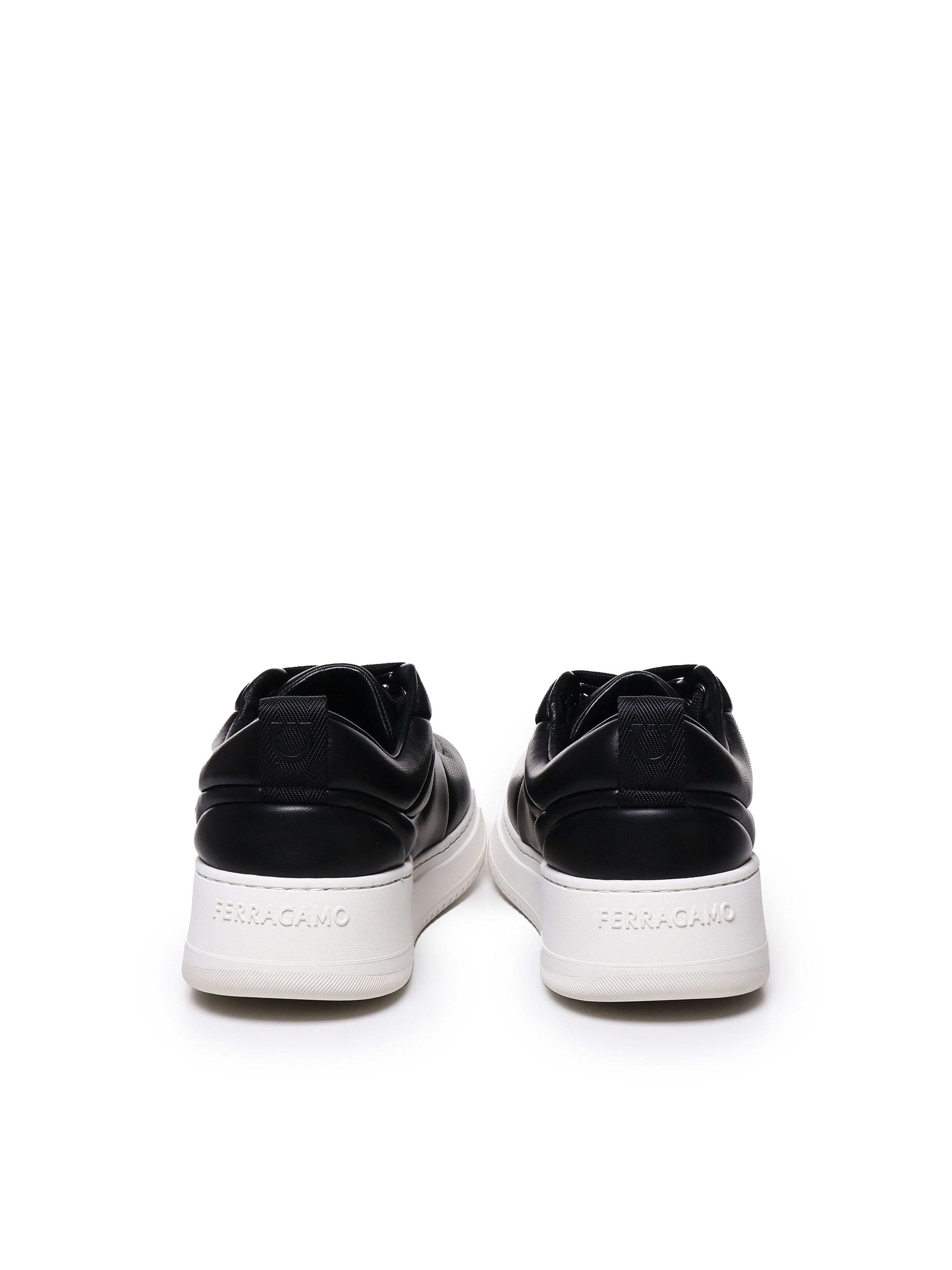 Ferragamo Sneakers Black Lambskin