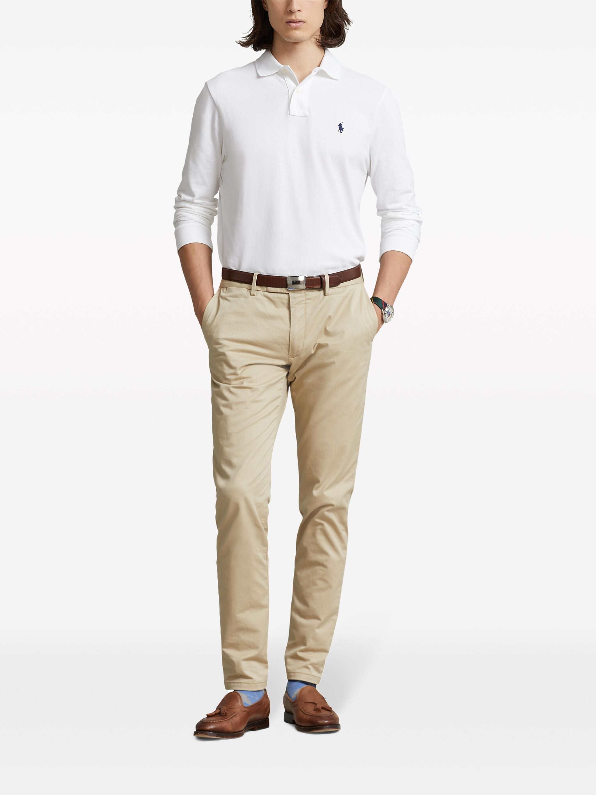 Polo Shirt White Maglia