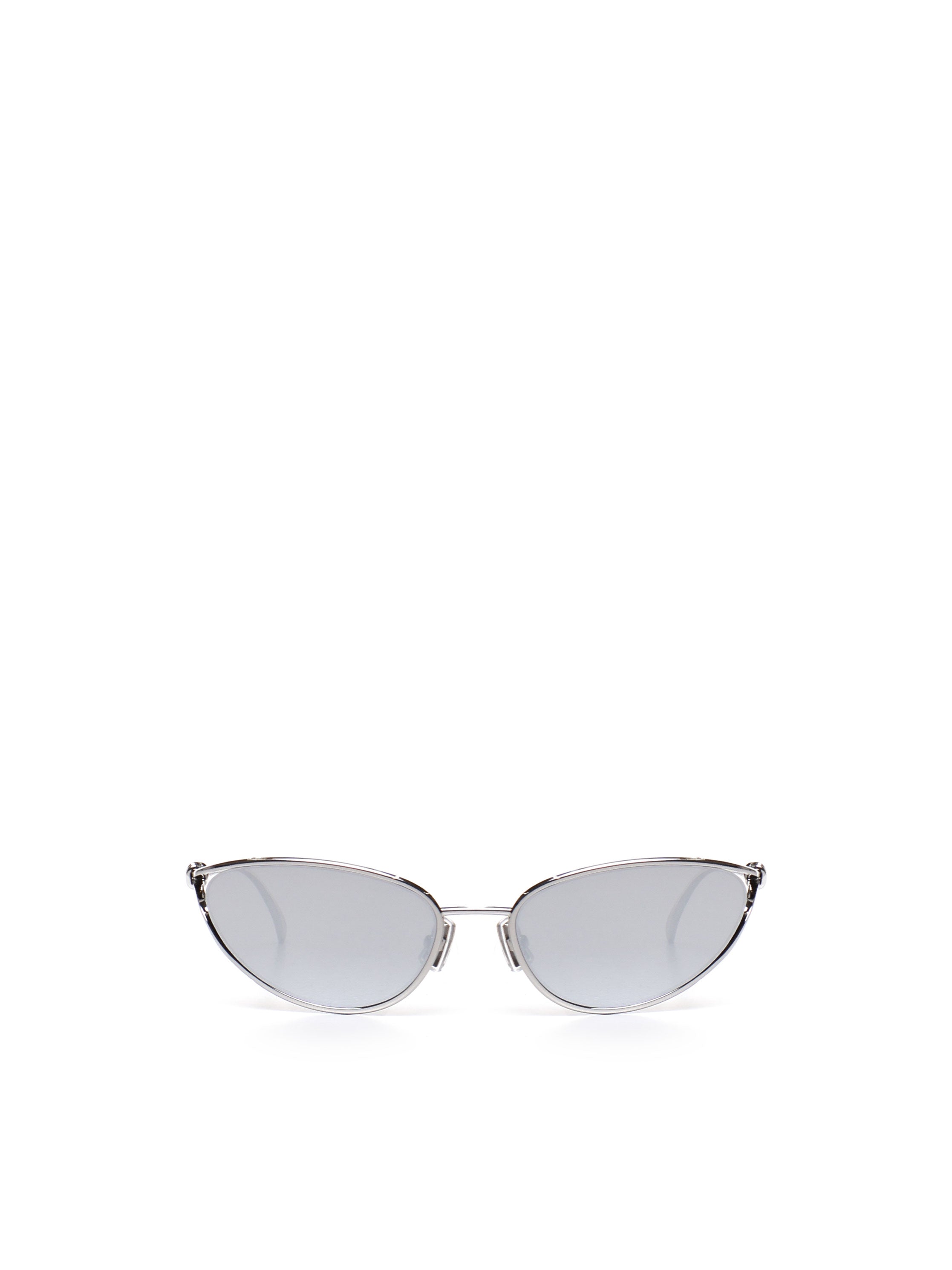Bottega Veneta Sunglasses Silver Metal