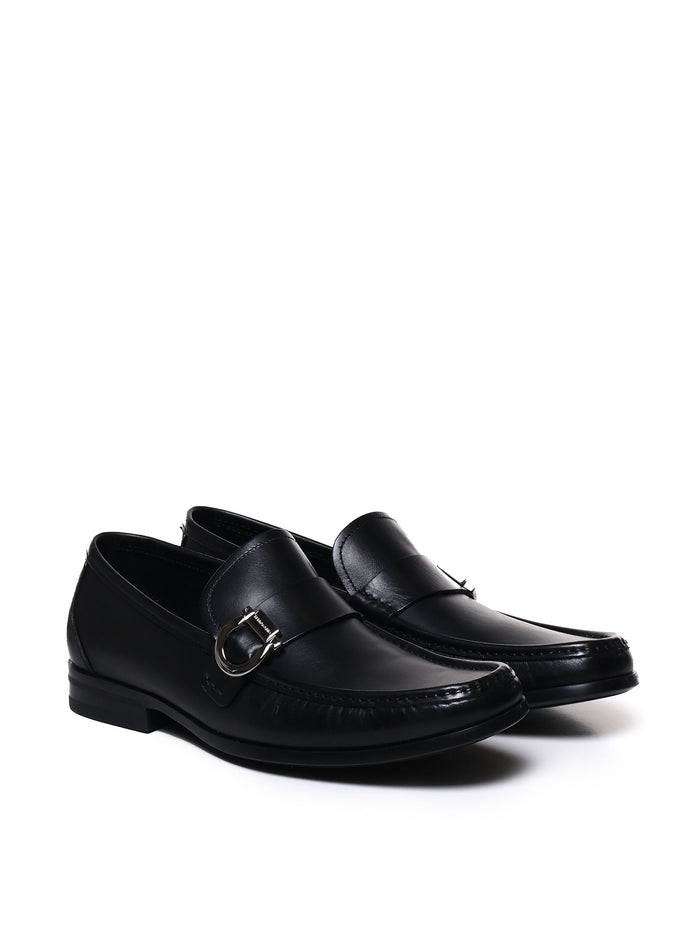 Ferragamo Flat Shoes Black Upper: Calf
