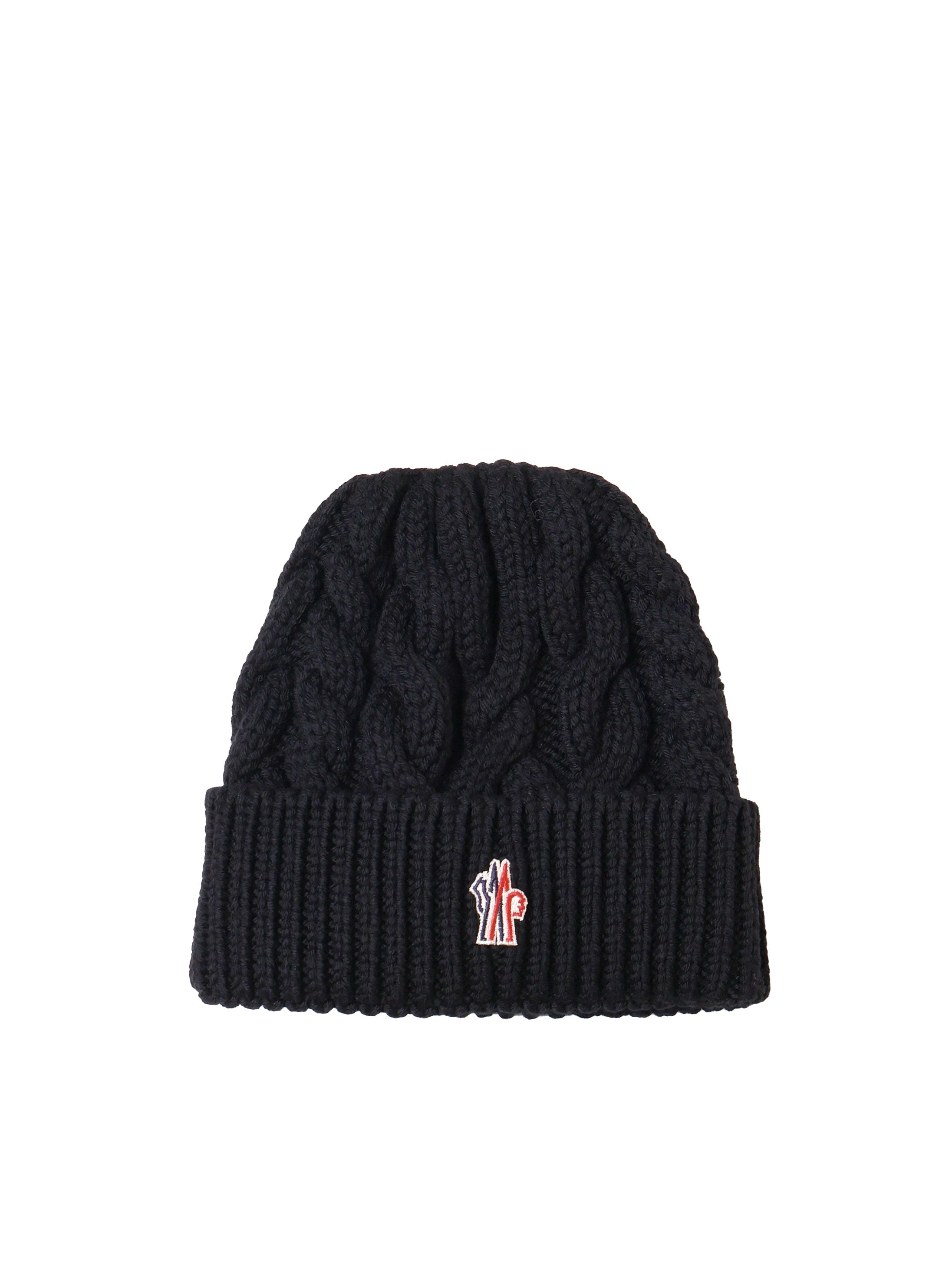 Moncler Hats Black Wool