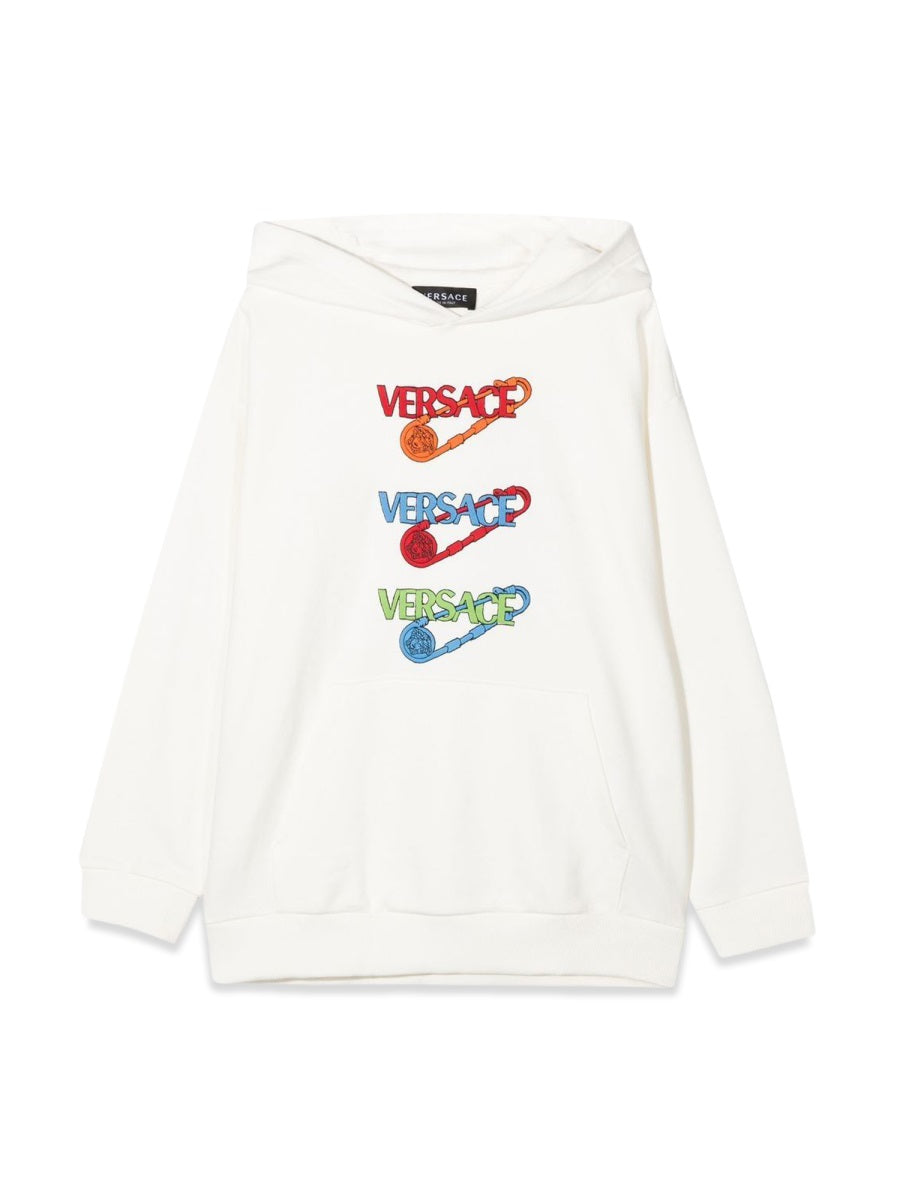 Hoodie Pins White Cotton Sweatshirts