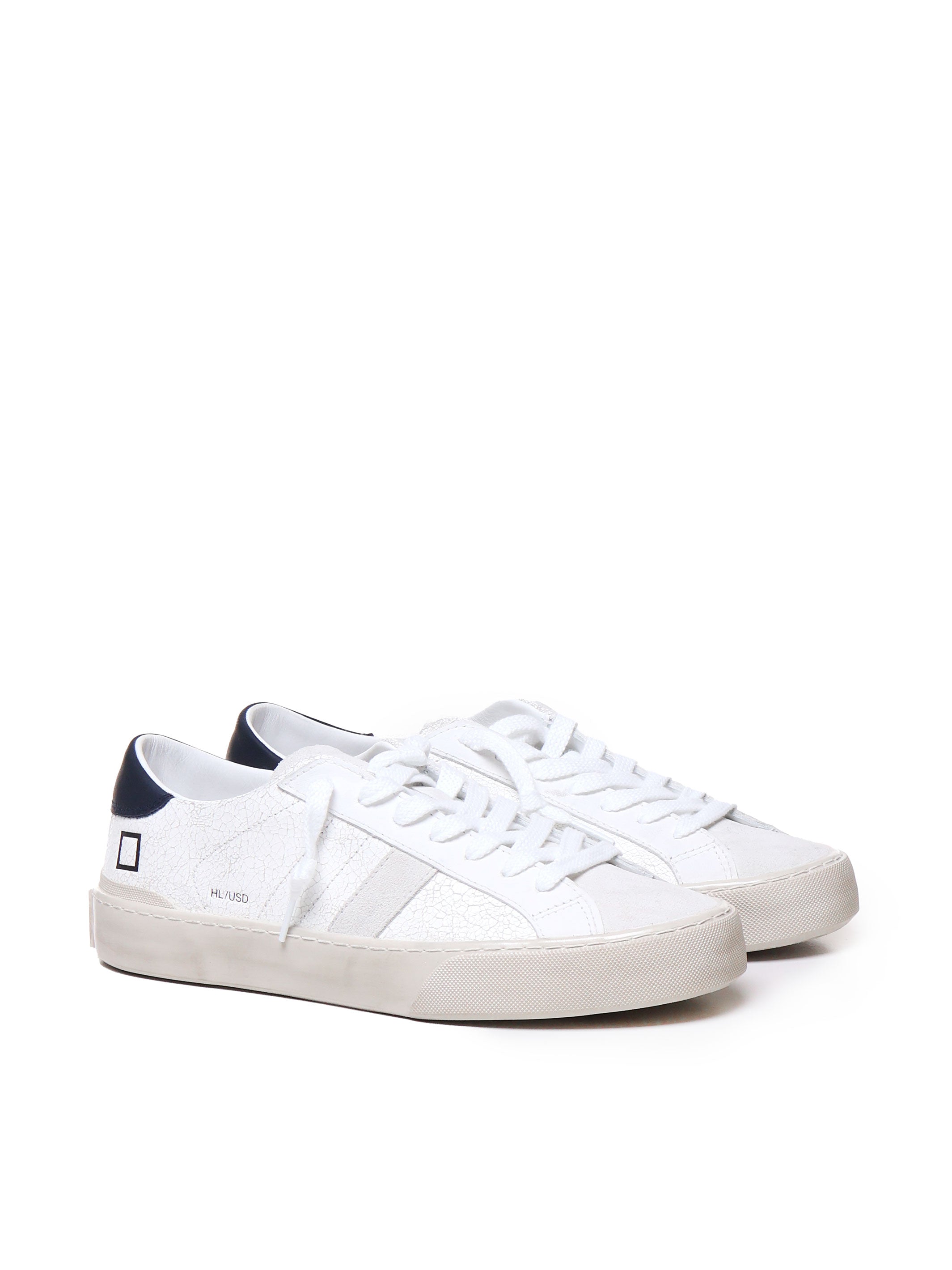 D.a.t.e. Sneakers White-blue