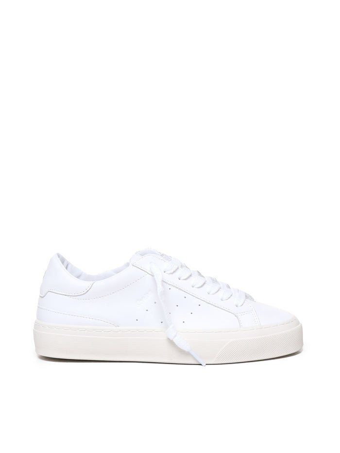 D.a.t.e. Sneakers White Calfskin
