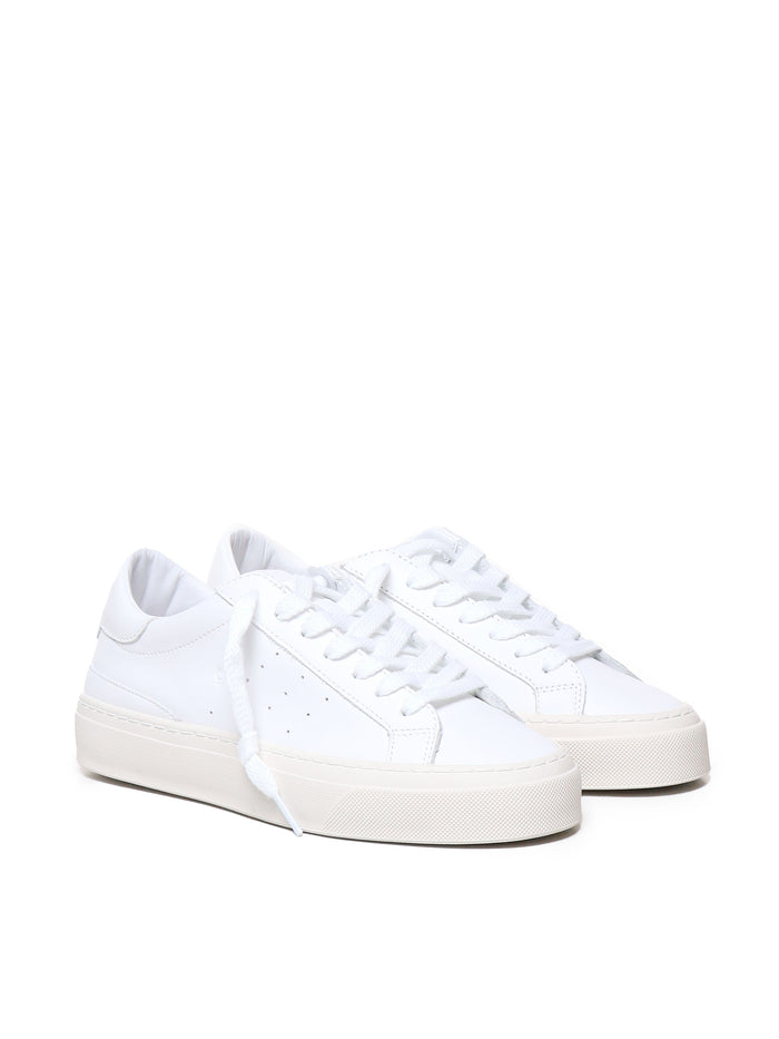 D.a.t.e. Sneakers White Calfskin