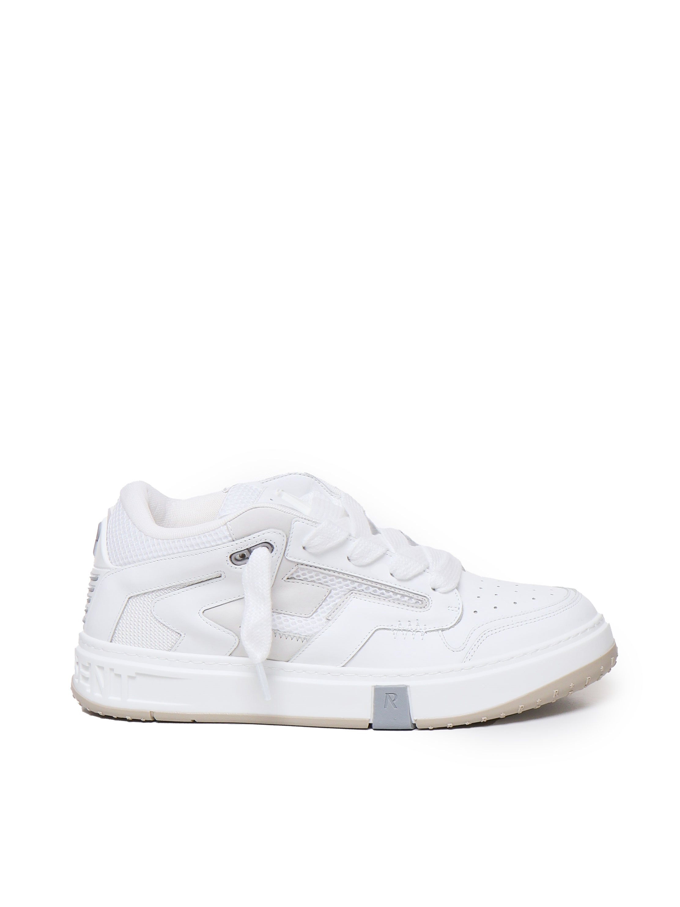 Represent Sneakers White Leather Upper - Rubber Sole