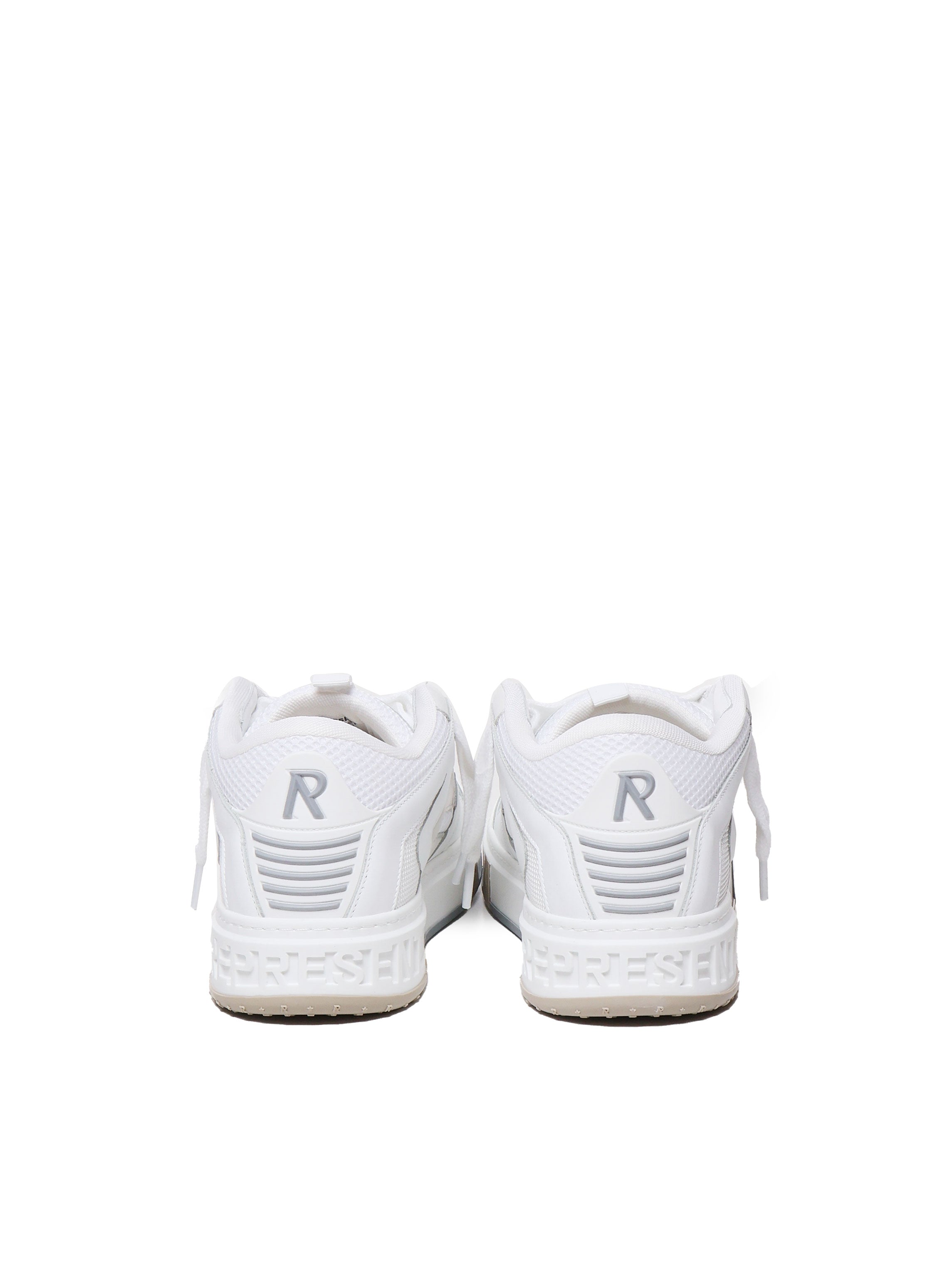 Represent Sneakers White Leather Upper - Rubber Sole