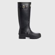 Snowdon tall wellington Black Boot