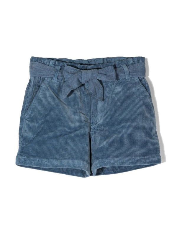 Paperbag Shorts Denim Cotton