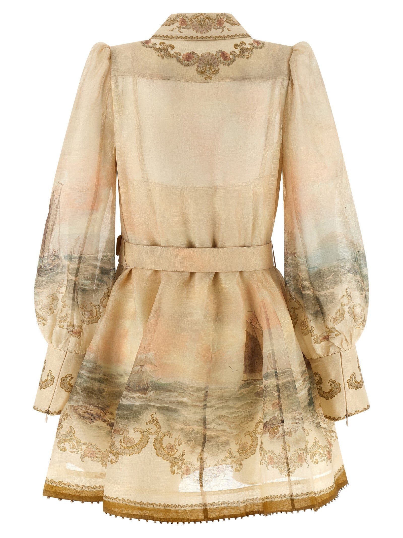Rebellion Marine dress Beige Linen