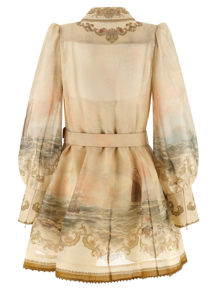 Rebellion Marine dress Beige Linen