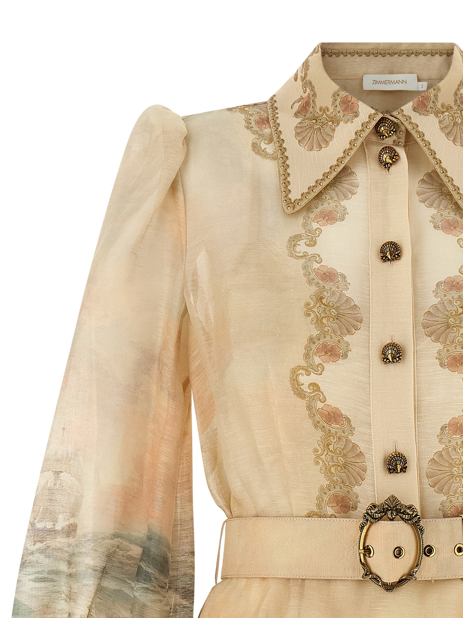 Rebellion Marine dress Beige Linen