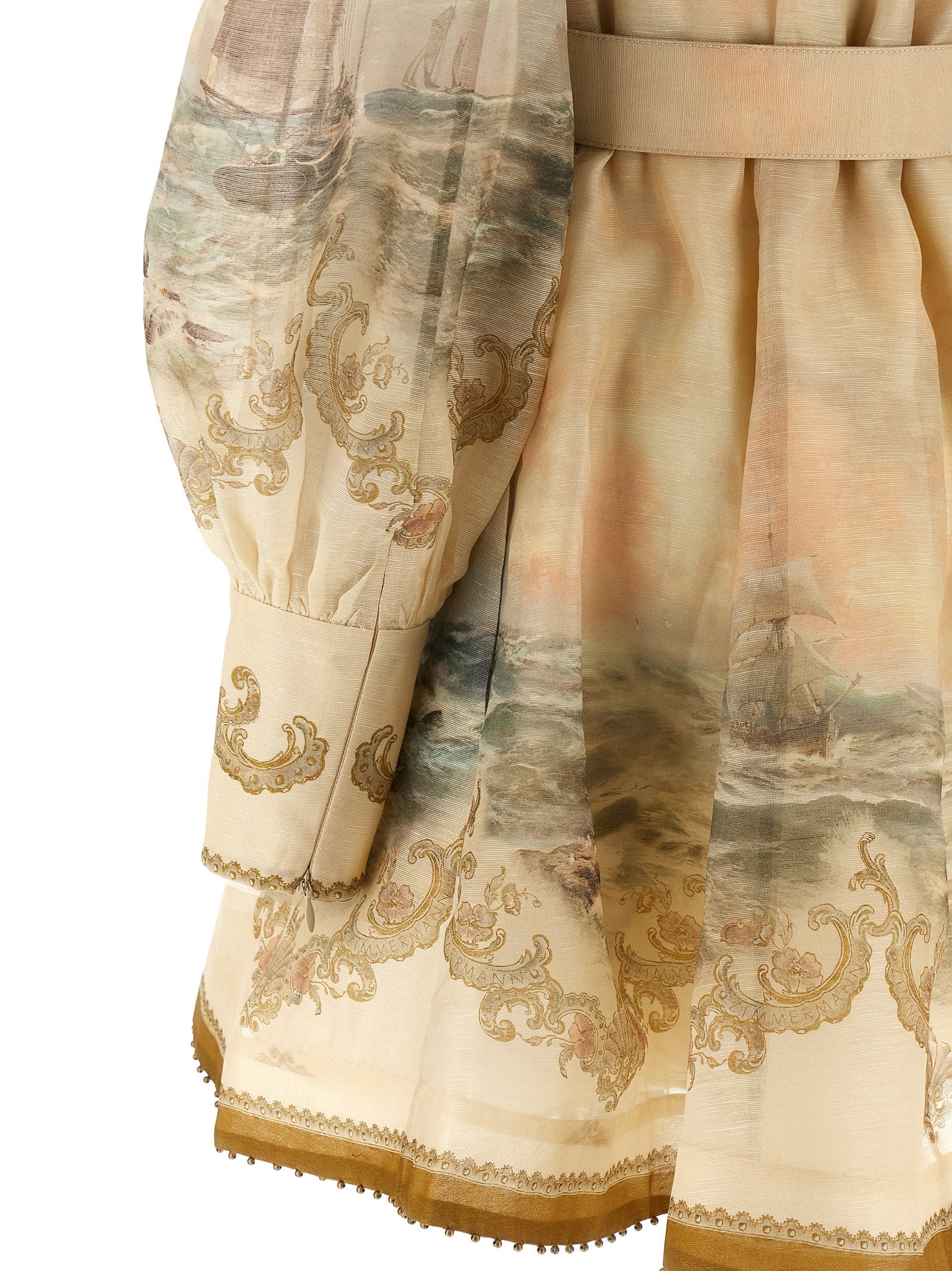 Rebellion Marine dress Beige Linen