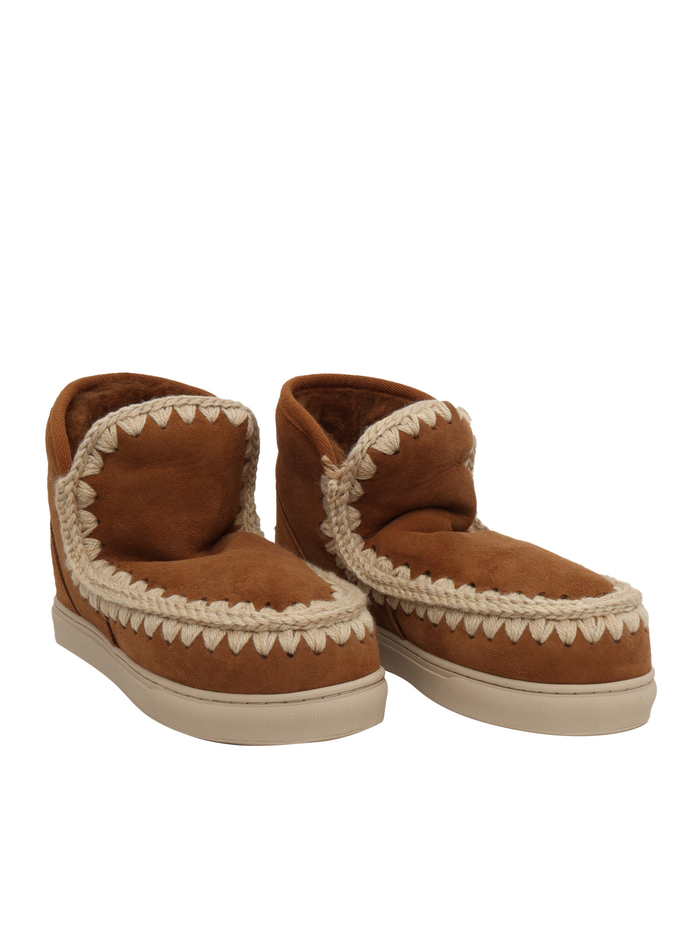 ESKIMO SNEAKER Brown Sheepskin Kid