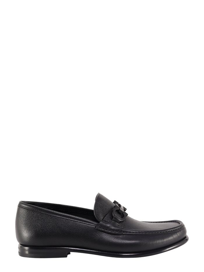 Ferragamo Flat Shoes Black Pelle