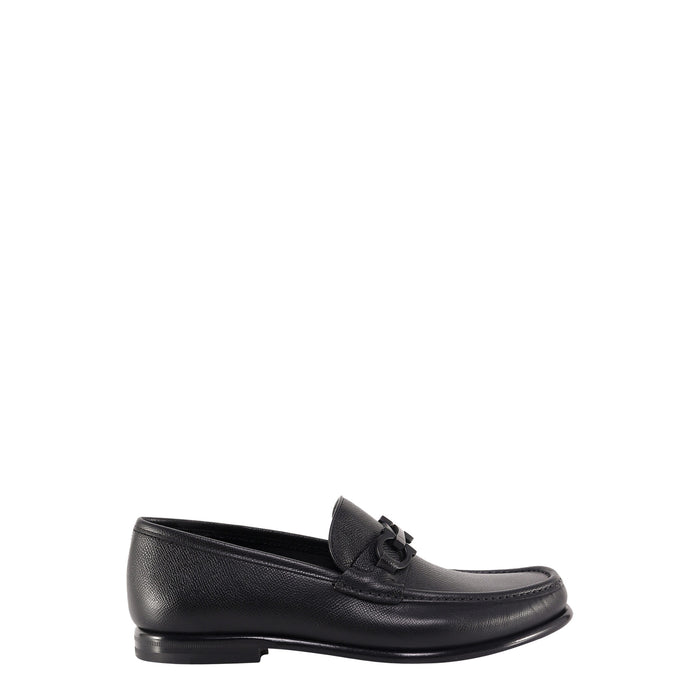 Ferragamo Flat Shoes Black Pelle