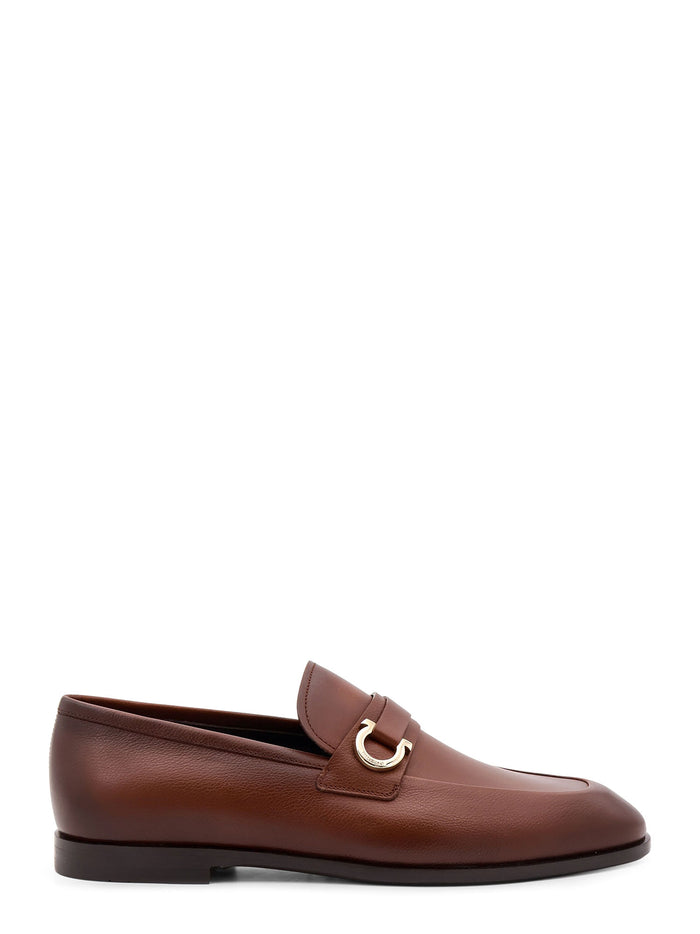 Ferragamo Flat Shoes Brown Pelle