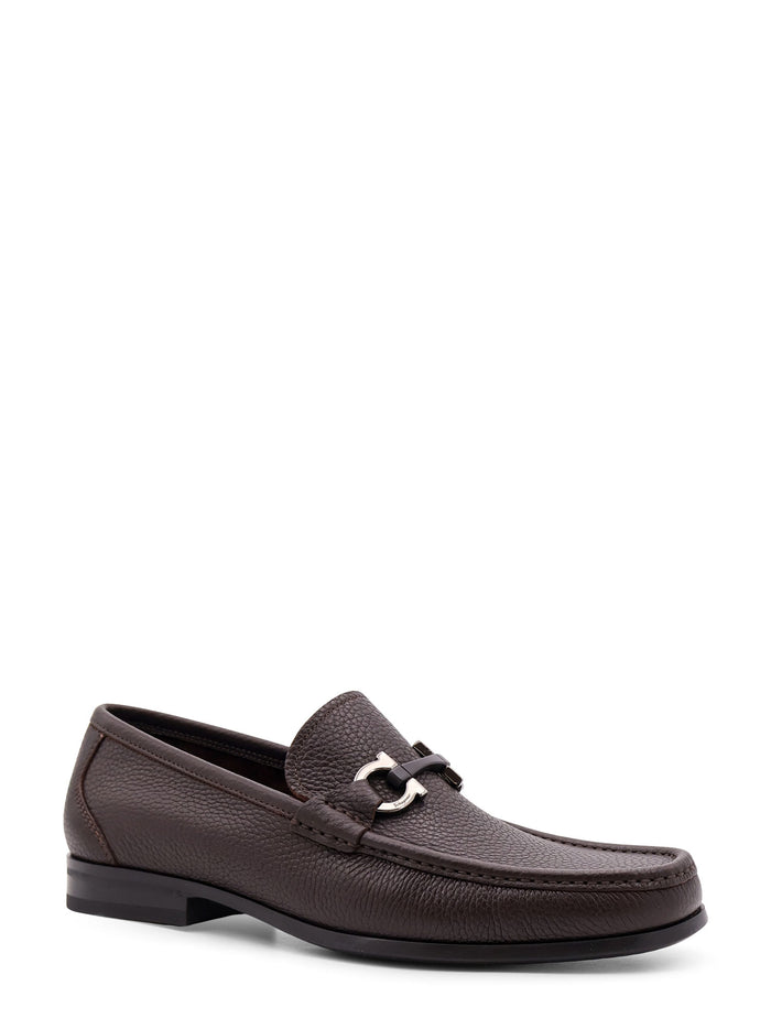 Ferragamo Flat Shoes Brown Pelle