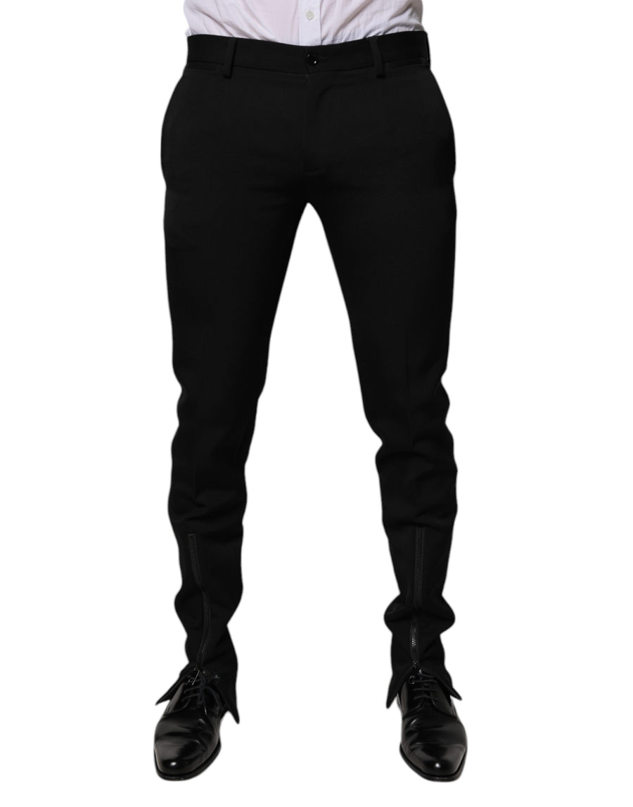 Dolce & Gabbana 100% Virgin Wool trousers in black