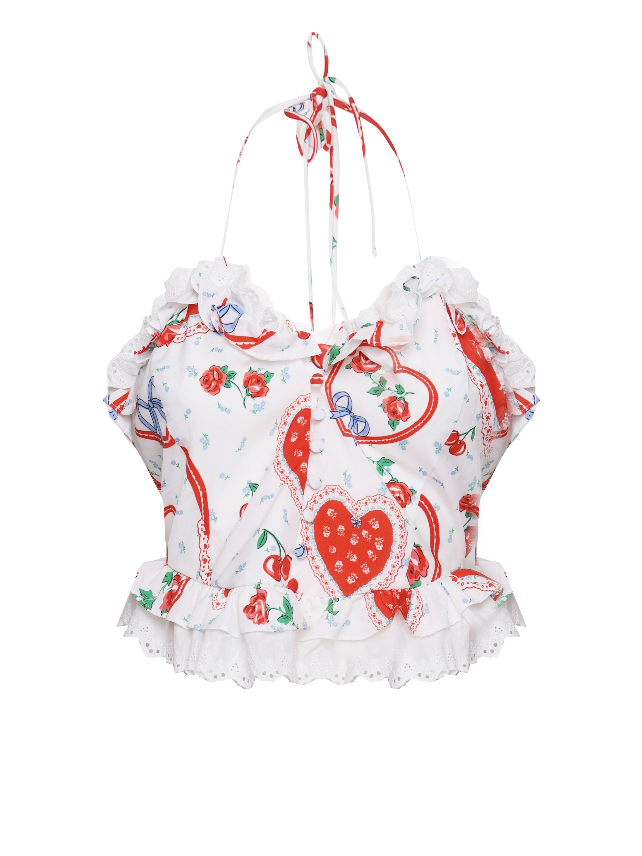 For Love & Lemons Top Red